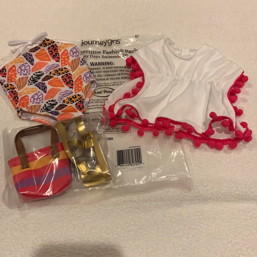 NWT Journey Girls 18” doll clothes Sunny Days set